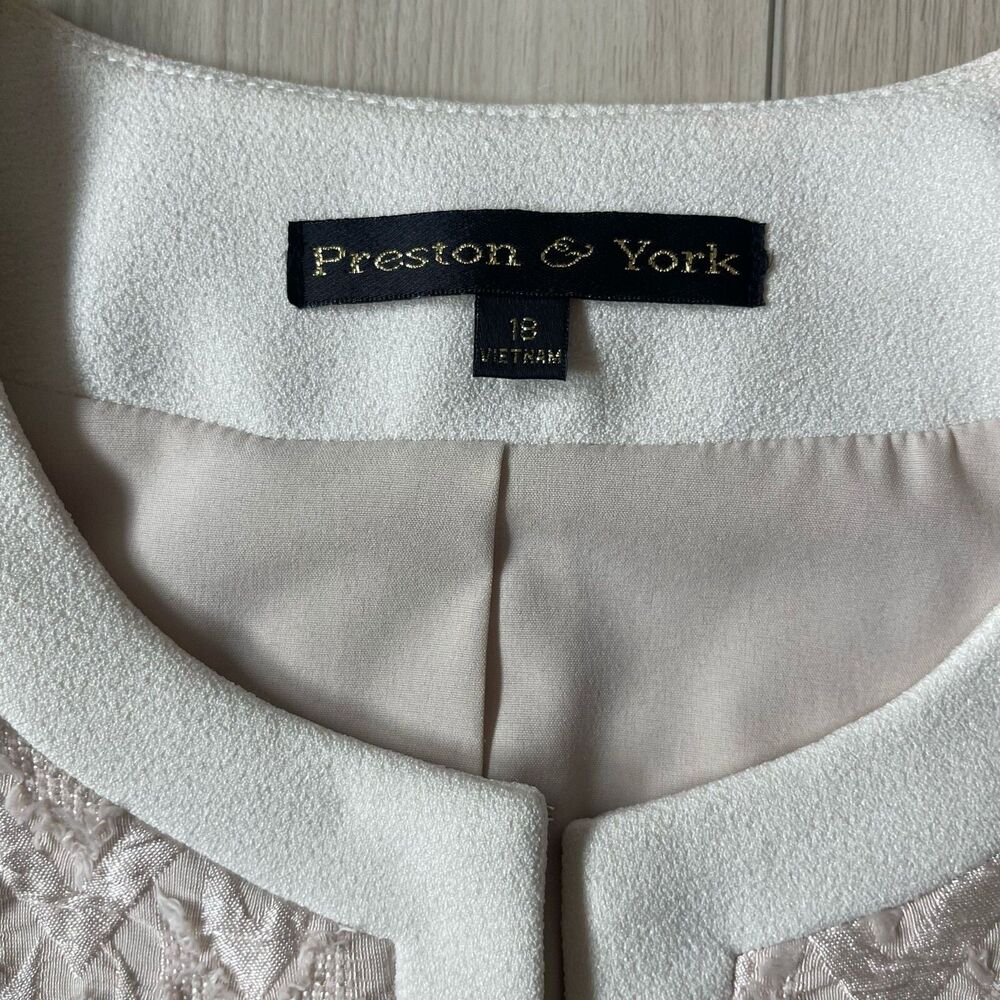 Preston & York 2 piece Blazer Suit & Skirt 18 Formal Career Office Oldmoney - Picture 10 of 16